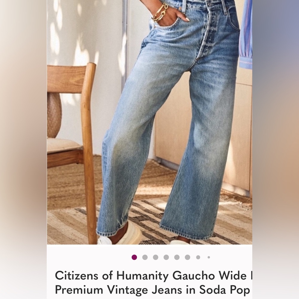 Citizens of Humanity Gaucho Jeans mid blue wash